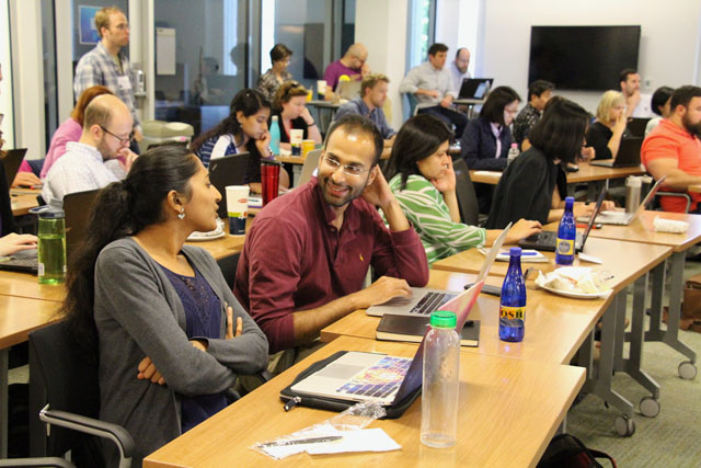 Participants at DNAC program interacting